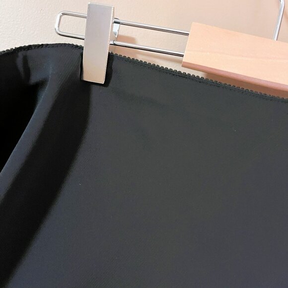 SHEER LAYERED MSK stretch waist MIDI black elegant all occasion skirt Size M - Picture 7 of 8